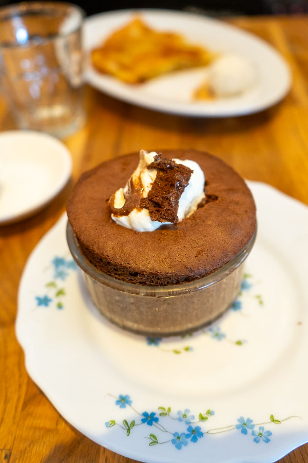 chocolate soufflé