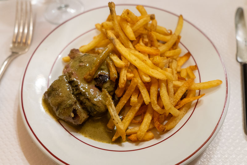 steak frites entrecote paris