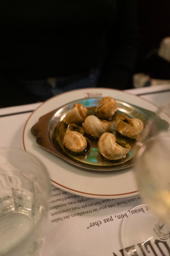bouillon restaurant paris snails