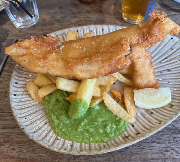 Fish and chips Paris