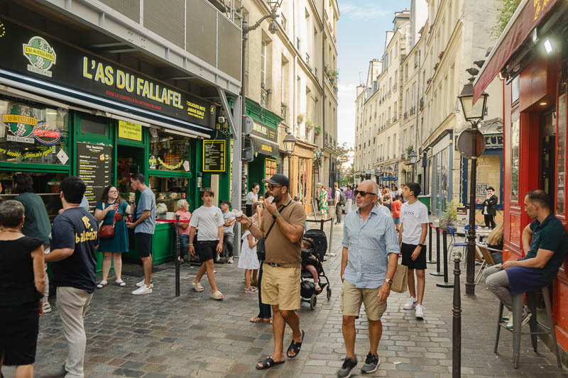 rue des rosiers le marais