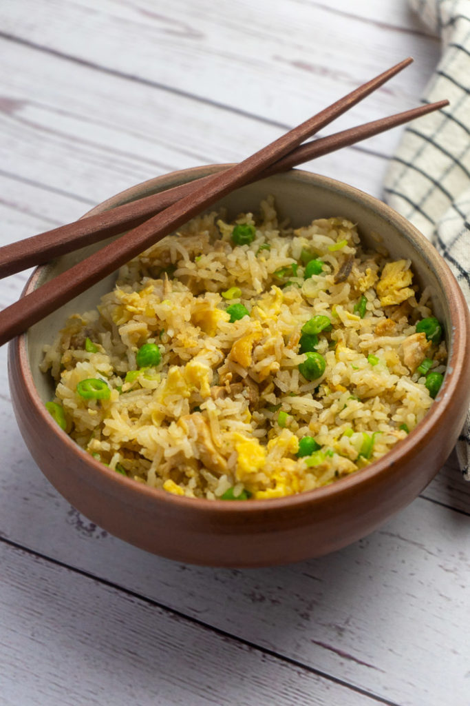 leftover chicken egg fried rice recipe