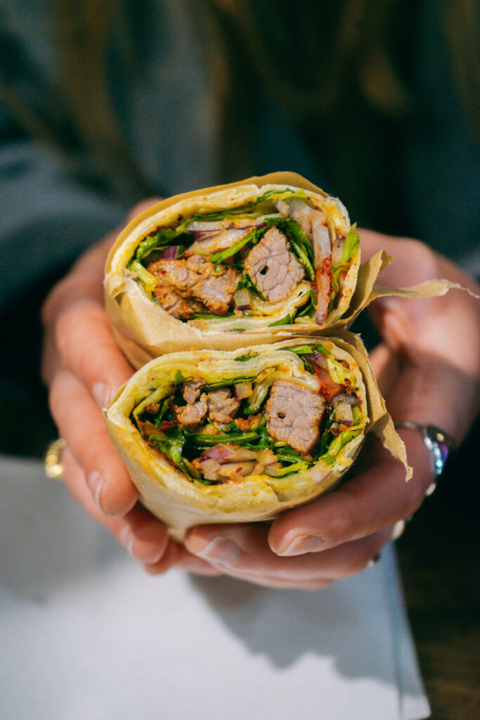 durum lamb sandwich