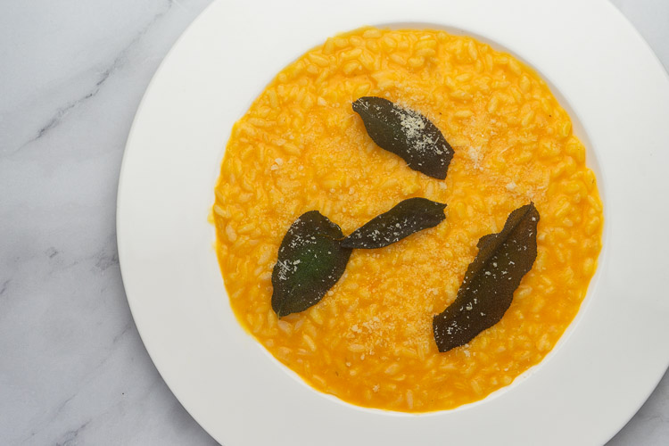 roasted butternut squash risotto