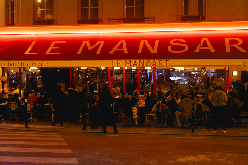best bars in Montmartre le mansart