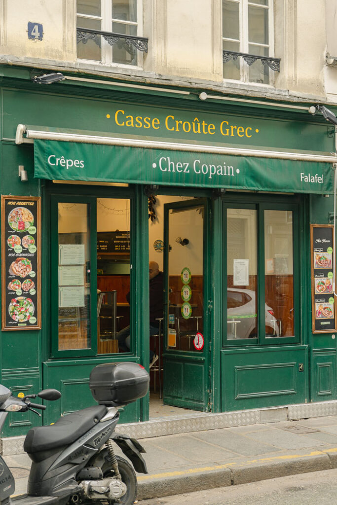 latin quarter Paris restaurants casse croute grec