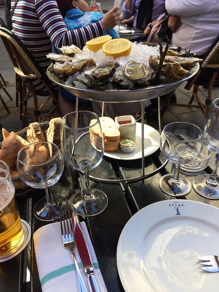 best oysters Paris atlas
