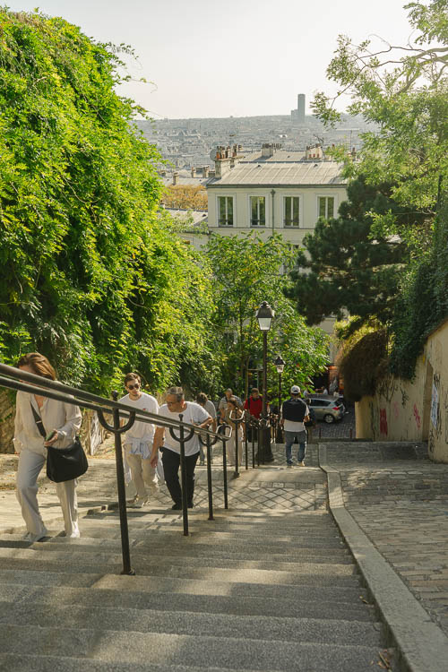 staircases in montmart
