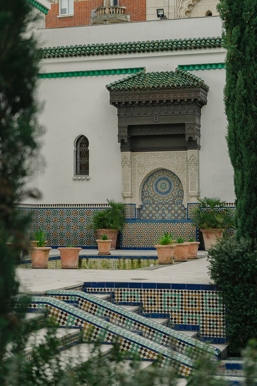 grand mosque of Paris garden