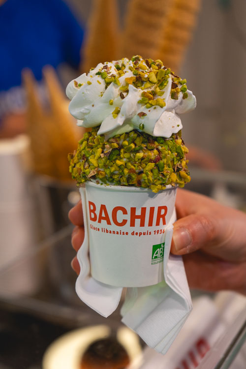 atcha Lebanese ice cream Paris