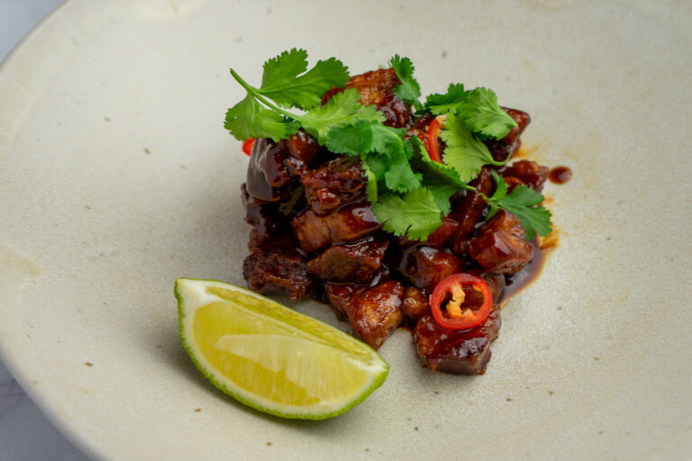 Pork belly bites