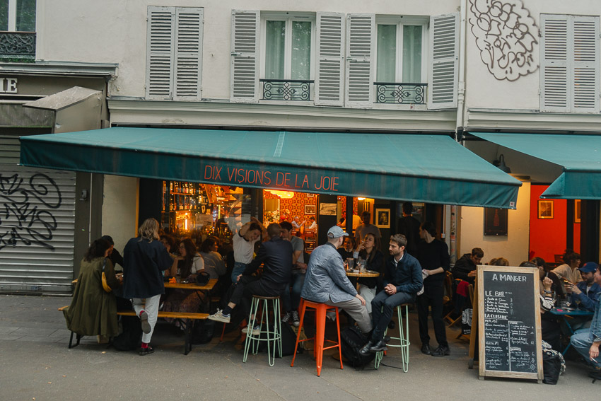 best wine bars in Paris dix visions de la joie