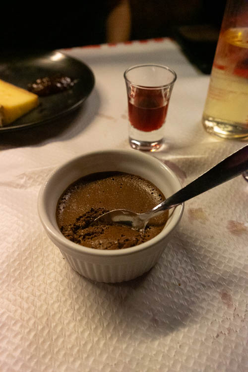 chocolate mousse