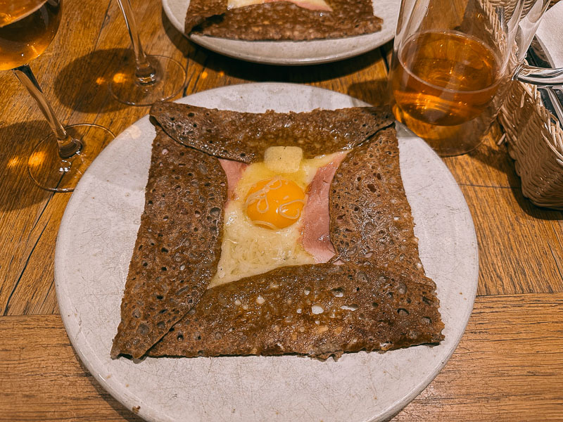 Paris in February crepe day