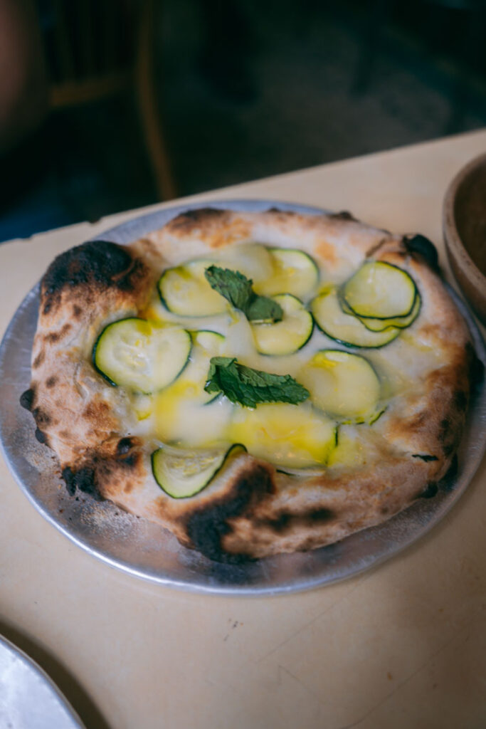 courgette pizza